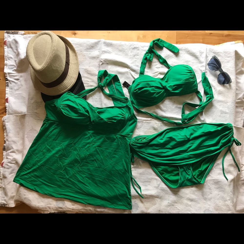 Two Optional Top Choices- Swimsuit (3 pieces)